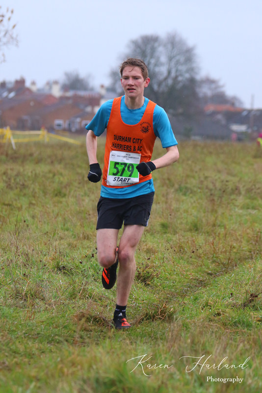 North East Cross Country Championships Under 20 men win silver medal