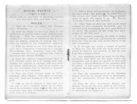 DCH Rule Book (1920s)